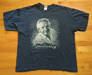 Vintage Mel Tillis Country Tour Graphic T- Shirt Size XL Y2K Double Sided Signed - Picture 1 of 17
