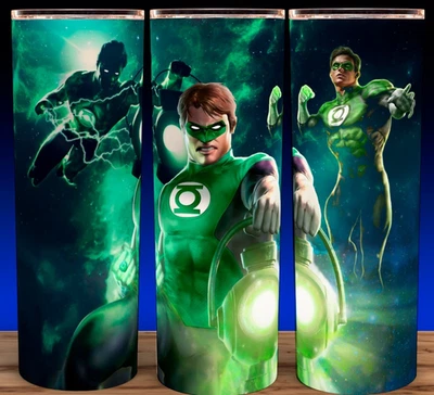 Green Lantern Hal Jordan in Space Superhero Cup Mug  Tumbler 20oz - Image 1 of 3