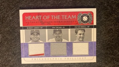 2005 Fleer Patchworks Heart Of The Team GU Jersey 68/199 NY Mets Phila Phillies - Image 1 of 2