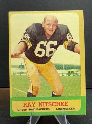 Ray Nitschke 1963 Topps RC #96 EX Green Bay Packers - HOF Rookie - Image 1 of 2