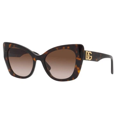 Dolce & Gabbana DG 4405 502/13 Havana Gafas de sol de plástico Marrón Lente degradada Foto 1 de 3