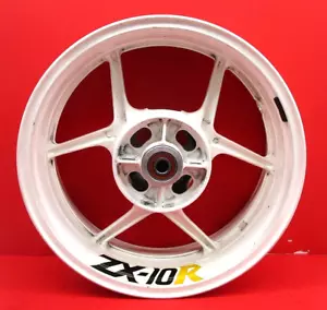 06 07 2006 2007 Kawasaki Ninja ZX10R ZX10 FRONT & REAR RIMS Straight - Foto 1 di 15