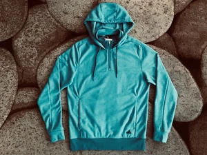 Adidas Go-To Z 1/4 Zip Pullover Hoodie Mens Size Small Teal Green NWT $100.00 - Picture 1 of 4