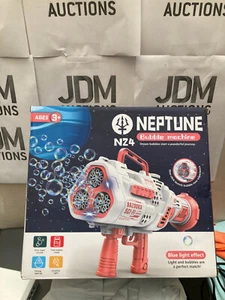 Máquina de burbujas Neptuno 3 cámaras de burbujas 24 sopladores juguetes geniales regalo edades 3+ - Imagen 1 de 9