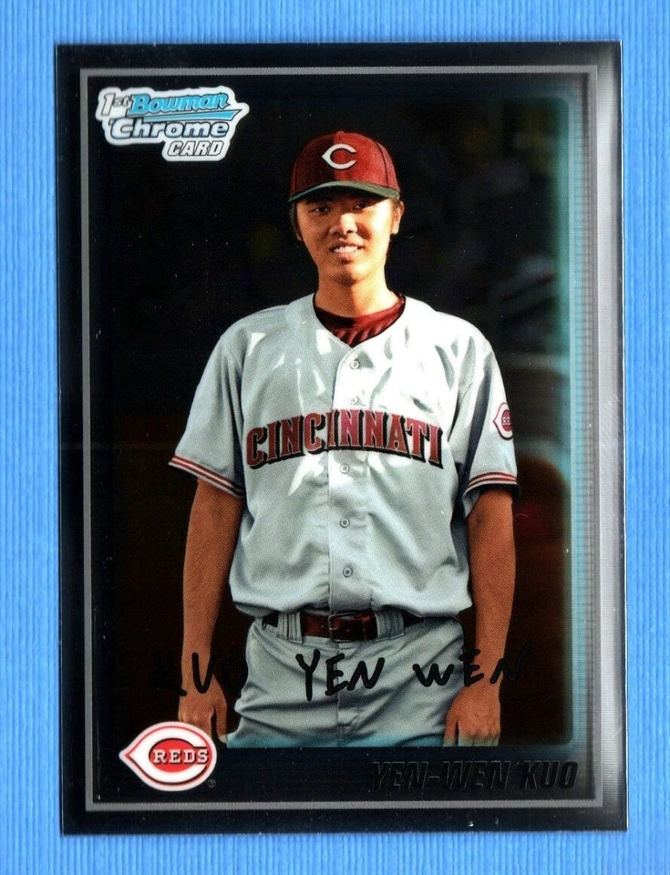 2010 Bowman Chrome Prospects #BCP80 Yen-Wen Kuo Reds - Image 1 of 1