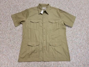 Vintage Fieldmaster Shirt Mens XL Green Button Down Utility Outdoors Cruiser - Picture 1 of 17