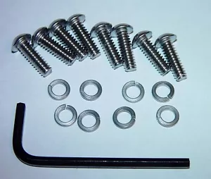1967-72 carcasa Norton Com, kit de tornillos de acero inoxidable, freno de tambor delantero - Imagen 1 de 6