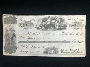 $700 Plantation Money No. 79 Louisville Kentucky New Orleans 7 July 1854 - Picture 1 of 6