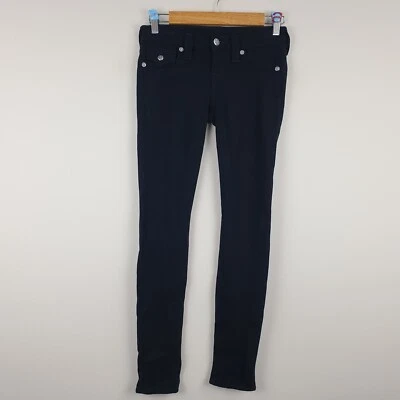 True Religion Julie Jeggings Womens W26 L30 Black Slim Skinny Stretch - Image 1 of 4