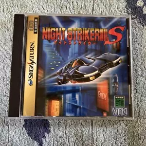Night Striker S Sega Sega Saturn SS manual en caja probado 1996 importación de Japón - Imagen 1 de 3