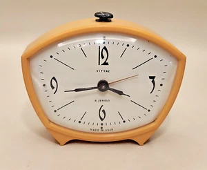 Vityaz Soviet Russian USSR Vintage Mechanical Alarm Clock - Picture 1 of 8