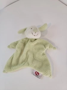Ty Snugglepup Dog Lovey TyLux Pluffies Green Puppy Lovey Blanket Toy - Picture 1 of 4