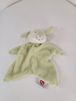 Ty Snugglepup Dog Lovey TyLux Pluffies Green Puppy Lovey Blanket Toy - Image 1 of 4