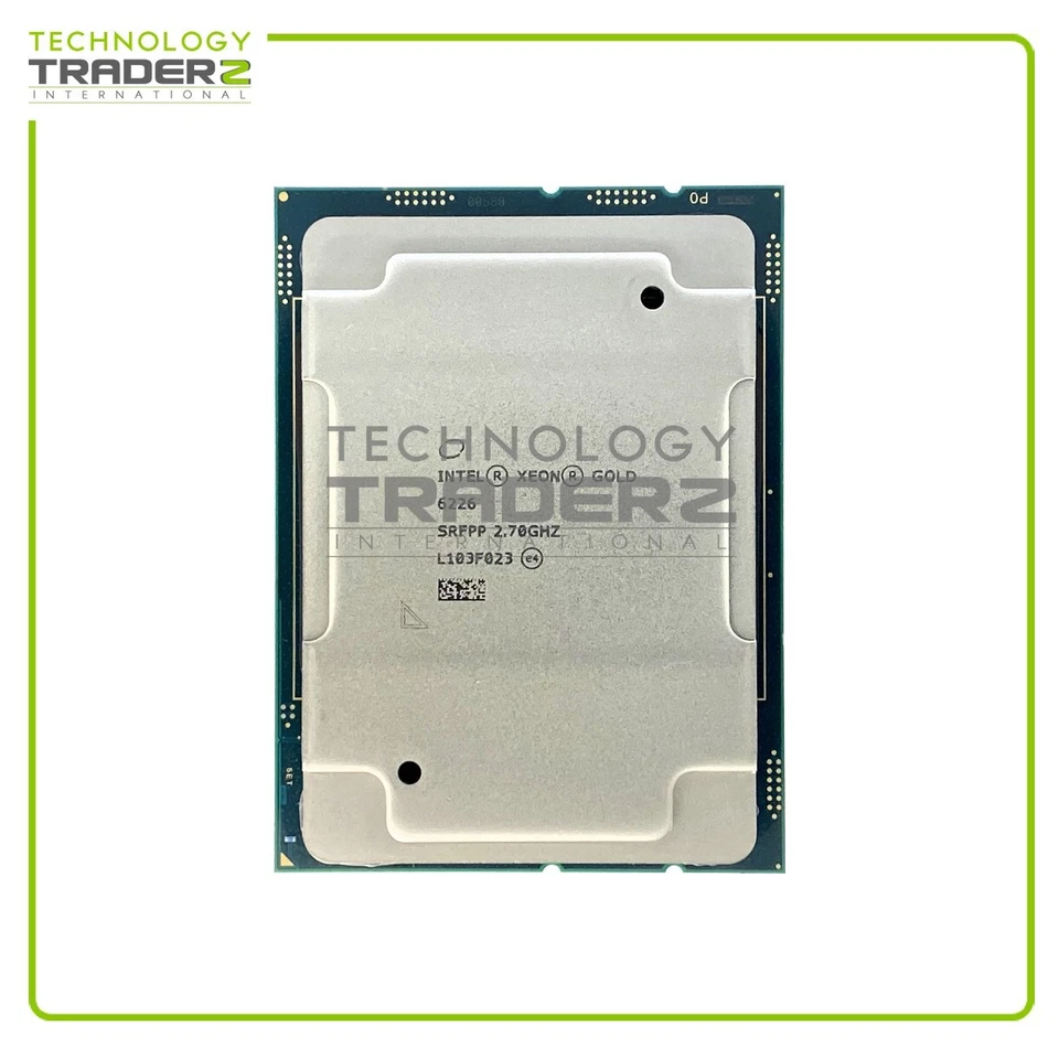 SRFPP Intel Xeon Gold 6226 12-Core 2.70GHz 19.25MB 125W Processore - Immagine 1 di 1
