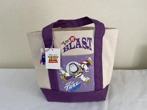 NWT Kawaii Toy Story Buzz Lightyear Canvas Lunch Bag Tote Bag Miniso Pixar - Picture 1 of 13