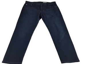 Pantalones de mezclilla AG Adriano Goldschmied DYLAN ajustados ajustados para hombre 38x33 azul elástico - Imagen 1 de 11