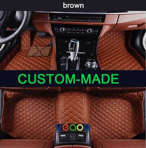 Car Foot Mats for Jeep Cherokee 2014-2015 Custom-Fit All Weather Carpets Liner - Imagen 1 de 24