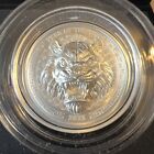 2022 $2 Fiji 1 oz Silver Lunar Tiger Ultra High Relief w/COA