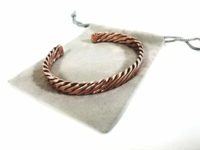 The Blake Bracelet - An infinity inspired, minimalist copper cuff bracelet - Image 1 of 4
