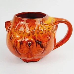 Tazza gatto arancione Jean Ellsworth vintage Pacific Stoneware People Lover - punto ruvido - Foto 1 di 10