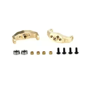 LCX 1/18 RC Cingolato Ottone Portale Drive Caster Blocchi C Mozzo Portante per TRX4M - Foto 1 di 4