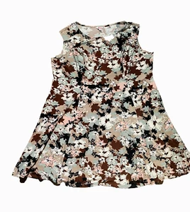 Slimma Dress Women Plus Size Flowers Fit and Flare Summer Size 30 - Picture 1 of 7