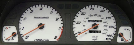 Lockwood Rover 200 y 400 1990-1995 150 mph esfera blanca (ST) 400 Segunda Guerra Mundial - Imagen 1 de 1