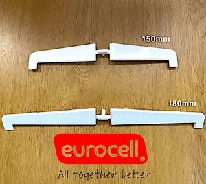150mm 180 upvc Ventana Puerta Almohadilla Tapas Alféizar PVC PVCU Plástico Acristalamiento Eurocell - Imagen 1 de 20