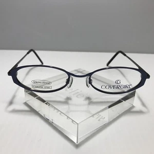 *New, COVERGIRL EYEWEAR CG0327 056 MOODY BLUE 49-18-135 Eyeglass Frames - Picture 1 of 4