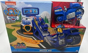 Paw Patrol Moto Pups Moto Hq Playset w/Sounds, Exclusive Chase Figure & Vehicle - Picture 1 of 2