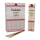 Goloka Incense Sticks Masala Fragrance Temple Saffron Agarbatti Box 15X12 Packet