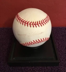 Tommy Holmes Autogramm Baseball ~ Rawlings MLB Ball ~ DODGERS Autogramm - Bild 1 von 2
