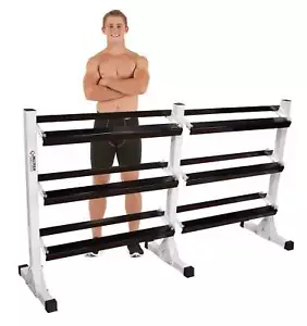 Deltech Fitness 6' Three Tier Dumbbell Rack (DF517) - Picture 1 of 7
