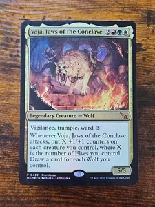 Custom Commander Deck ~ Wolves & Elves ~ Voja, Jaws of the Conclave ~ EDH Deck - Picture 1 of 4
