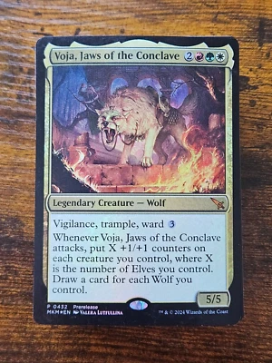 Custom Commander Deck ~ Wolves & Elves ~ Voja, Jaws of the Conclave ~ EDH Deck - Image 1 of 4