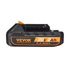 VEVOR Batterie pour Outil Sans Fil Lithium-ion 20 V 2,0 Ah