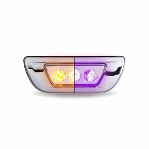 Kenworth T680/T700 Peteterbilt 579 Cab Marker Light-Dual Revolution-Amber/Purple - Picture 1 of 5