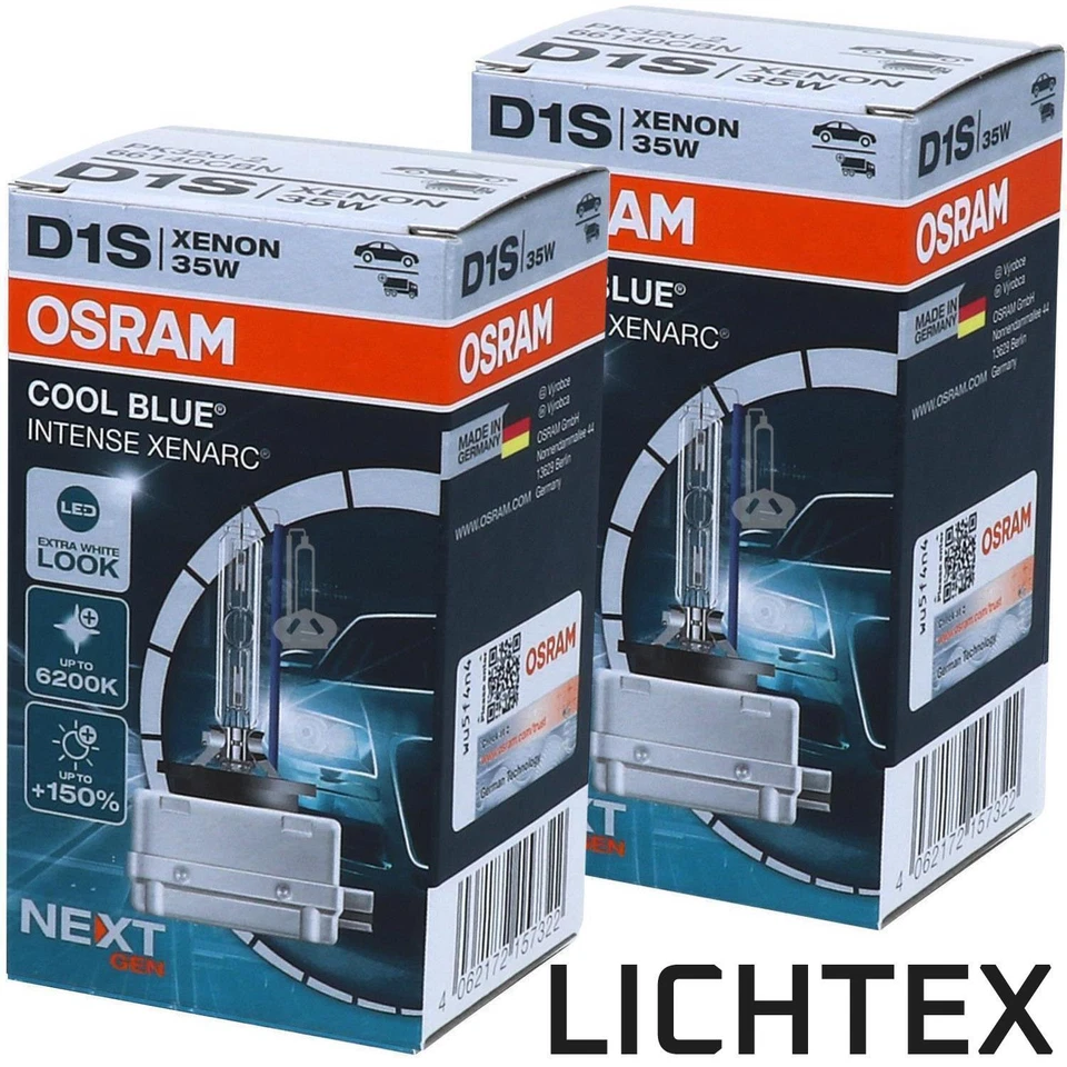 OSRAM 66140CBN Glühlampe Xenarc Cool Blue Intense D1S Glühbirne Auto Leuchte
