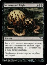 WOTC MtG Shadowmoor Incremental Blight (U) (Foil) NM