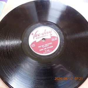 78 John Lee Hooker Vee Jay Records VJ-245  I'm So Excited I See You When You're - Picture 1 of 2