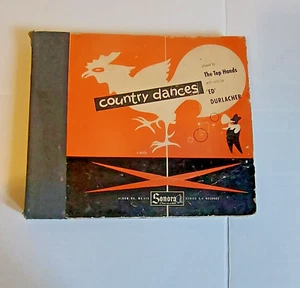Ed Durlacher Country Dances 78 RPM Complete 4 Record Set/Sonora Records #MS-479 - Picture 1 of 6