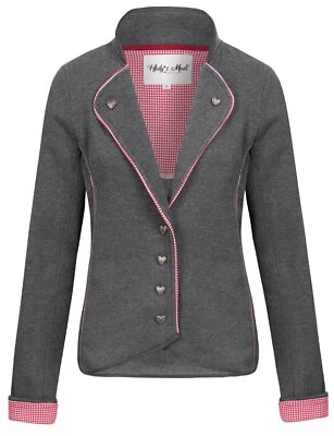 Hailys Damen Sweat Jacke Trachtenjacke Blazer Oktoberfest Damenjacke Lo44tti - Bild 1 von 4