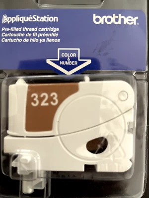 Brother Applique Station Pre-Filled Thread Cartridge 323 -Light Brown TAC323 - Image 1 of 2