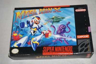 Mega Man X Made in Japan MIJ (Super Nintendo SNES) Complete in Box CIB - Image 1 of 4