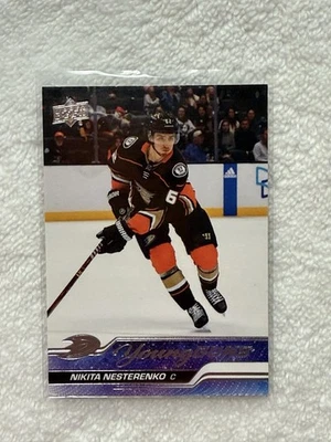 2023-24 Upper Deck Young Guns Nikita Nesterenko Rookie Anaheim Ducks #230 - Image 1 of 2