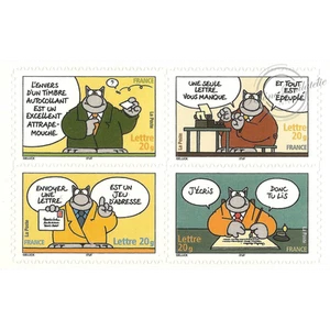 CARNET FRANCE BC56 DE TIMBRES POUR AFFRANCHIR 10 LETTRES 20g "LE CHAT" - Imagen 1 de 5