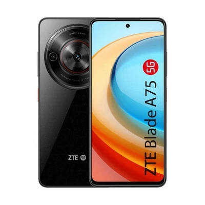  Smartphone ZTE Blade A75 5G 6,6" Octa Core 4 GB RAM 128 GB Nero GARANZIA EU - Immagine 1 di 4