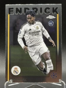 2024-25 Topps Chrome UCC Endrick RC #100 Real Madrid - Foto 1 di 2