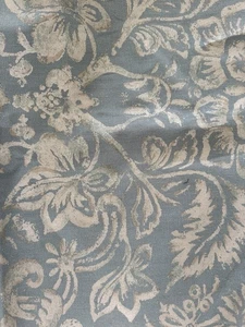 SCALAMANDRE MANSFIELD DAMASCATO COLORE PIETRA BLU 3 iarde - Foto 1 di 1