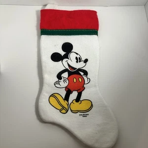 Vintage Kurt Adler Walt Disney Mickey Mouse 15" Filz Weihnachtsstrumpf - Bild 1 von 5